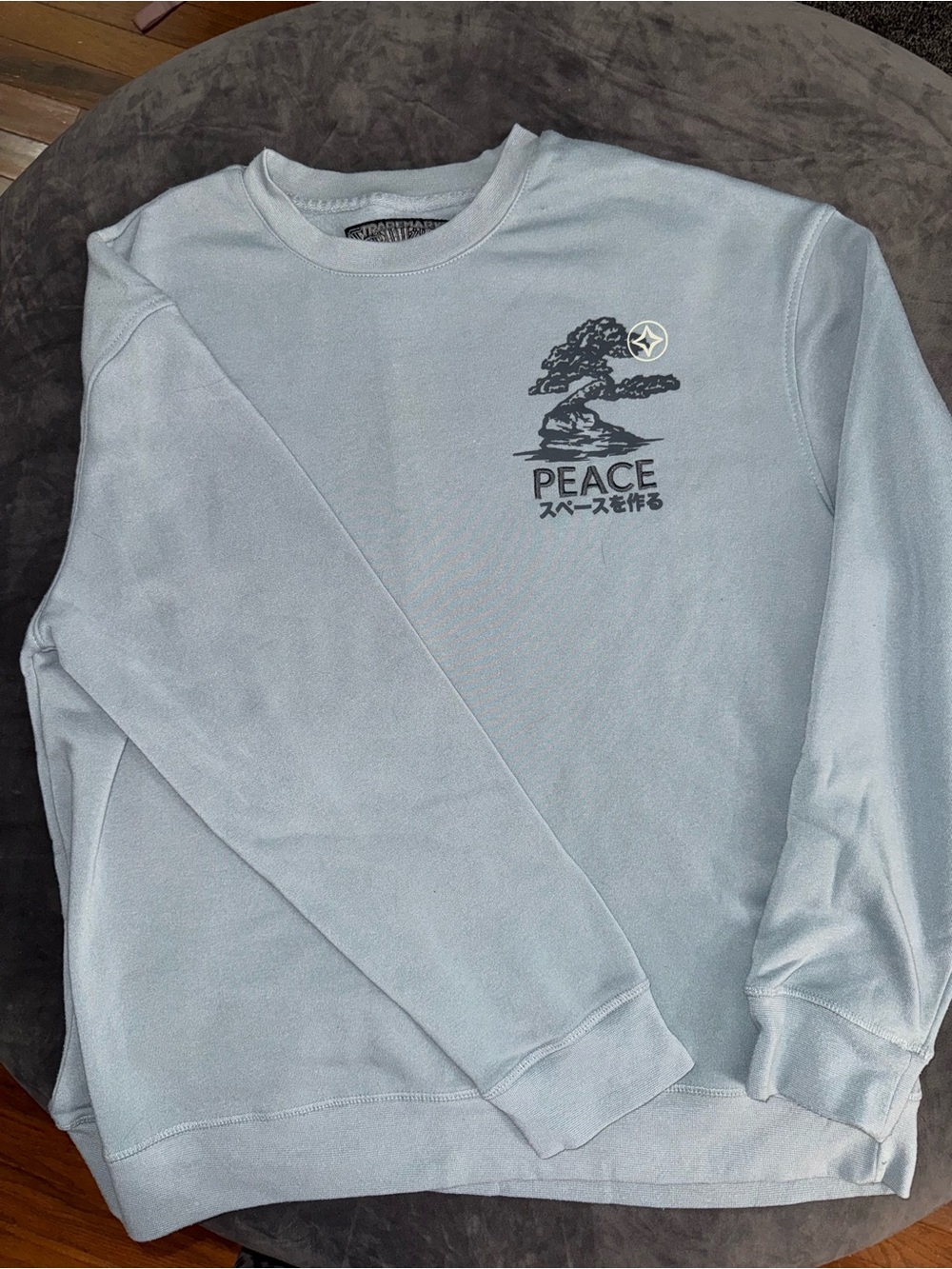 Peace Graphic Crewneck Sweater